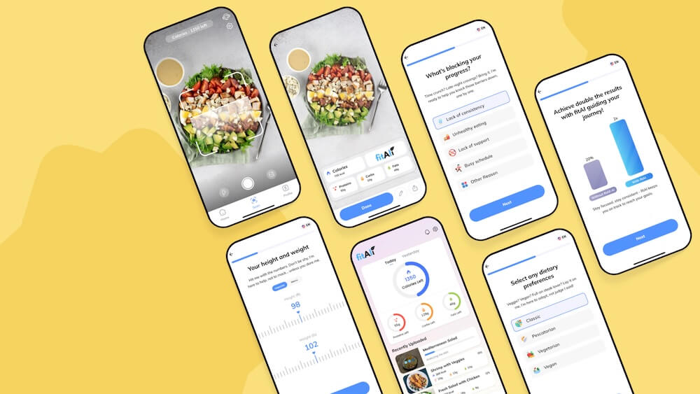 fitAli App Interface Preview