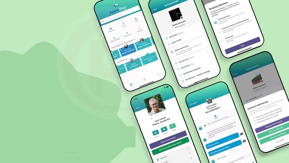 FriendShop Interface Preview